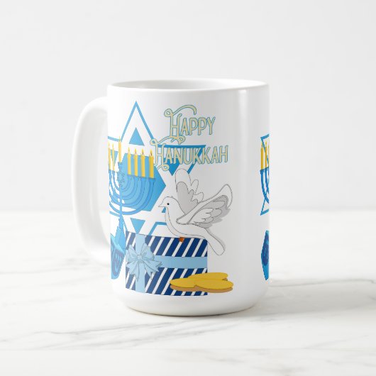 Mug Bonne Hanoukka (Devant gauche)