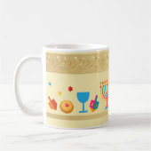 Mug Bonne Hanoukka belle fête juive (Gauche)