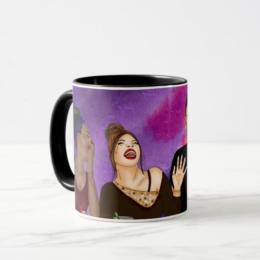 Mug Bonne heure | Diversité (Devant gauche)