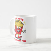 Mug Bonne humeur quand il y a de la nourriture (Devant gauche)