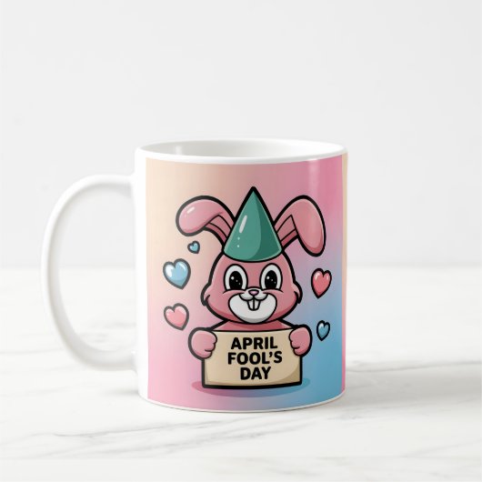 Mug Bonne idée cadeau April Fool's Day (Gauche)