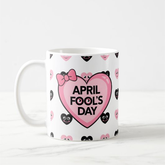 Mug Bonne idée cadeau April Fool's Day (Gauche)