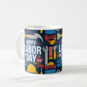 Mug Bonne idée cadeau de la fête du travail (Devant gauche)