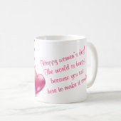 Mug Bonne journée des femmes ! Fête internationale du  (Devant droit)
