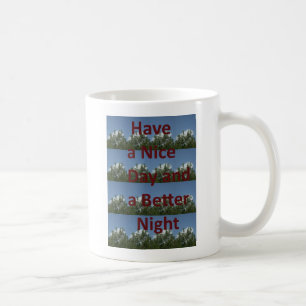 Mug Bonne journée et meilleur art nocturne
