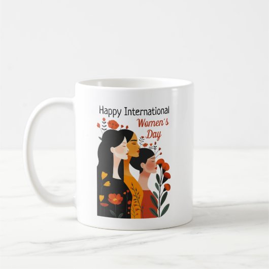 Mug Bonne Journée internationale de la femme (Gauche)