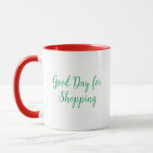 Mug Bonne journée pour faire du shopping (Gauche)
