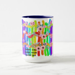 Mug Bonne maman heureux femme heureuse vie heureuse