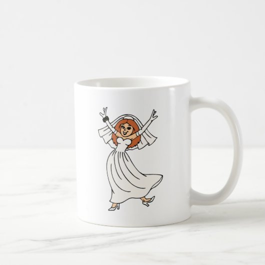 Mug Bonne Mariée Le Jour Du Mariage (Droite)