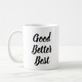 Mug Bonne Meilleure Meilleur Motivation (Gauche)