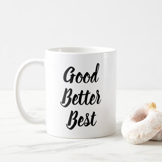 Mug Bonne meilleure meilleure motivation (Avec donut)