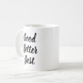 Mug Bonne meilleure meilleure motivation (Devant gauche)