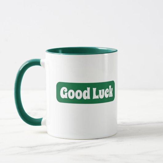 Mug Bonne motivation de la chance (Gauche)