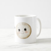 Mug Bonne nuit Lune Heureuse (Devant droit)