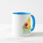 Mug Bonne Pâques d'Elmo & Big Bird (Devant droit)