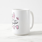 Mug Bonne Pâques (rose) (Devant droit)