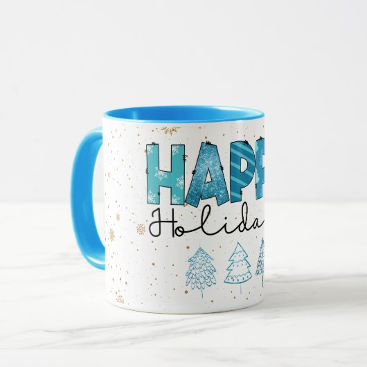 Mug Bonne Personnaliser des fêtes (Devant gauche)