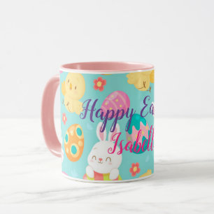 Mug Bonne Personnaliser Lapin Et Poulet De Pâques