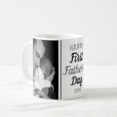 Mug Bonne première Fête des pères 2 photo (Devant gauche)