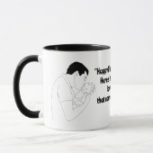 Mug Bonne première Fête des pères, joie et amour sans  (Gauche)