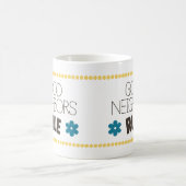 Mug Bonne règle de voisins (Centre)