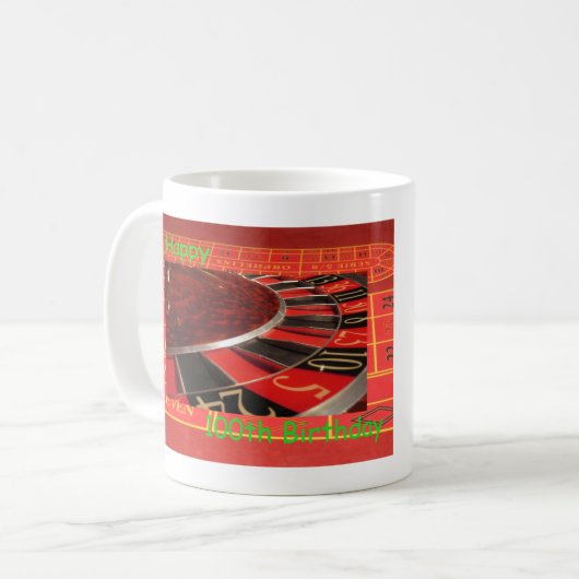 Mug Bonne Roulette 100e anniversaire (Devant gauche)