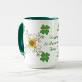 Mug Bonne Saint Patrick ! Clover avec Calla (Devant gauche)