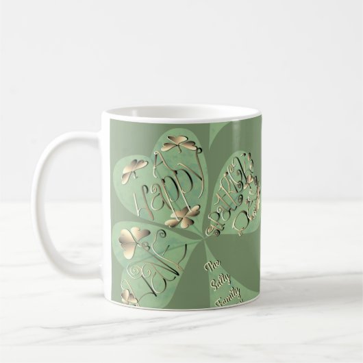 Mug "Bonne Saint Patrick" Shamrock (Gauche)