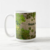 Mug Bonne Saint Patrick, shamrock irlandais (Gauche)