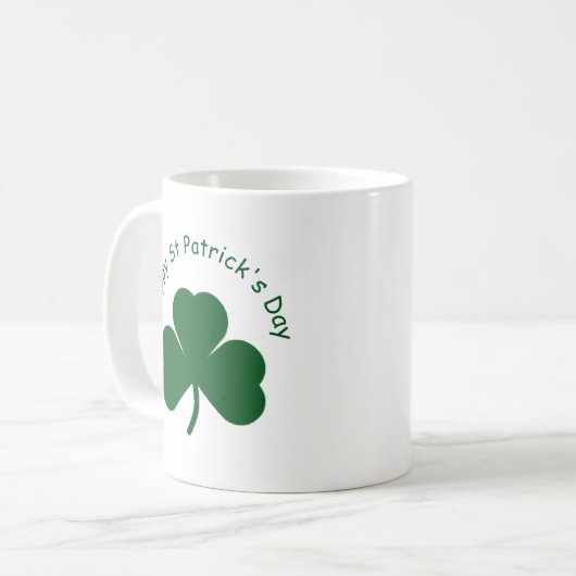 Mug Bonne Saint Patrick's Day (Devant gauche)