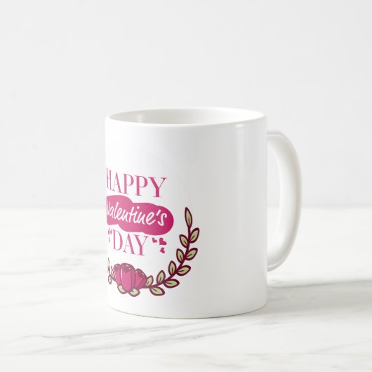 Mug Bonne Saint Valentin (Devant droit)