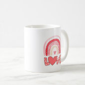 Mug Bonne Saint Valentin avec mon coeur d'amour (Devant droit)