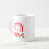 Mug Bonne Saint Valentin avec mon coeur d'amour (Devant gauche)