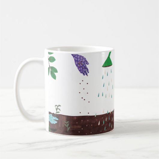 Mug Bonne saison de jardinage | Illustration Gardener (Gauche)
