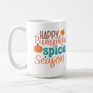 Mug Bonne saison des épices Citrouilles Typographie d'
