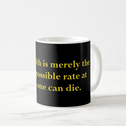 Mug Bonne santé (Devant droit)