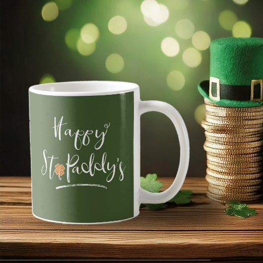 Mug Bonne St. Paddy's Orange Shamrock ID336