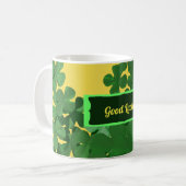 Mug Bonne St Patrick's Day et Bonne chance (Devant gauche)
