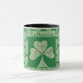 Mug "Bonne St. Patrick's" Vert Shamrock (Centre)