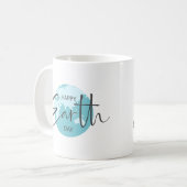 Mug Bonne typographie de Jour des terres (Devant gauche)