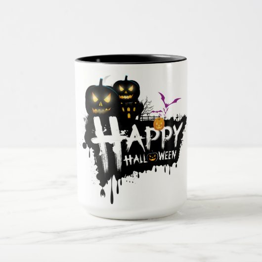 Mug Bonne typographie d'Halloween (Centre)