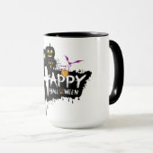 Mug Bonne typographie d'Halloween (Devant droit)