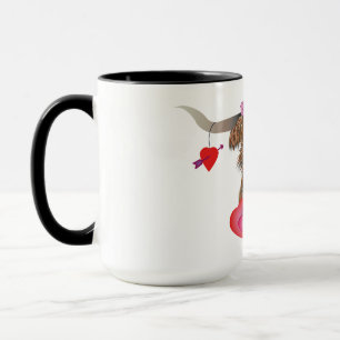 Mug Bonne vache de la Saint-Valentin