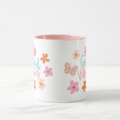 Mug Bonnes cubes fleurs et muqueuse papillon (Centre)