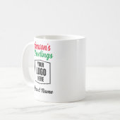 Mug Bonnes Fêtes Client Merci Noël Cadeau (Devant gauche)