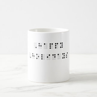Mug Bonnes fêtes dans le braille