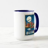 Mug Bonnes Fêtes de Baltimore (Devant droit)