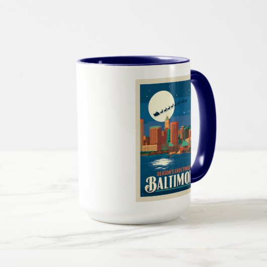 Mug Bonnes Fêtes de Baltimore (Devant droit)