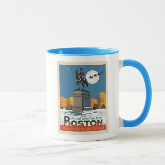 Mug Bonnes Fêtes De Boston Common ! (Droite)