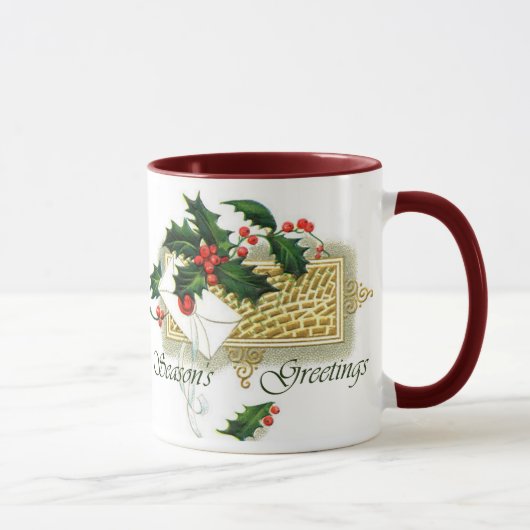 Mug Bonnes Fêtes de Noël vintage (Droite)